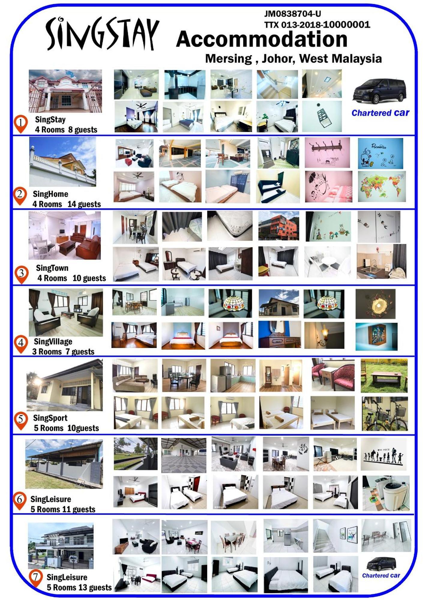 Singstay Guesthouse Мерсинг Экстерьер фото